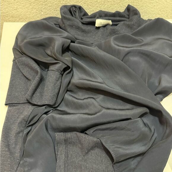 lola & sophie New York crowl neck top Navy size XL - Picture 7 of 10